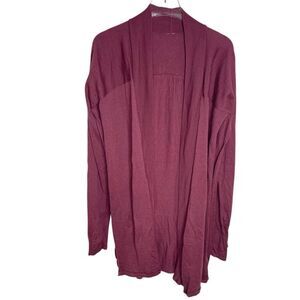 Lululemon Mauve Pink Blissful Zen Sweater Cardigan Knit Merino Size Medium M ?